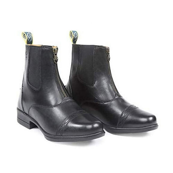 Shires Rosetta Paddock Boots - Premium Leather Riding Boots with Ankle Support 12 - Child