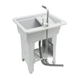 thumbnail image 4 of Home Laundry & Utility Sinks, Plastic Freestanding Washing Room Laundry Tub Sink with Washboard Faucet Drain Kit for Washing Room Basement Garage Garden Laundry Room, 4 of 26