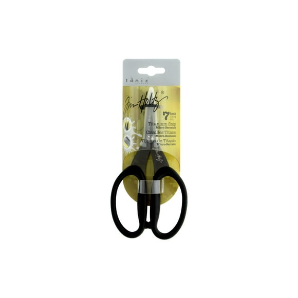Tim Holtz Ciseaux Micro Dentelés en Titane Antiadhésifs-7 Pouces 817EUS