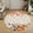 Flaxen, variant on Orange Pumpkins Fall Entryway Rug 2'x3' Non Slip Front Door Mats, Thanksgiving Flowers Leaves Wooden Entrance Rugs Indoor Outdoor Carpet, Washable Floor Mats Small Area Rug for Bedroom Kitchen