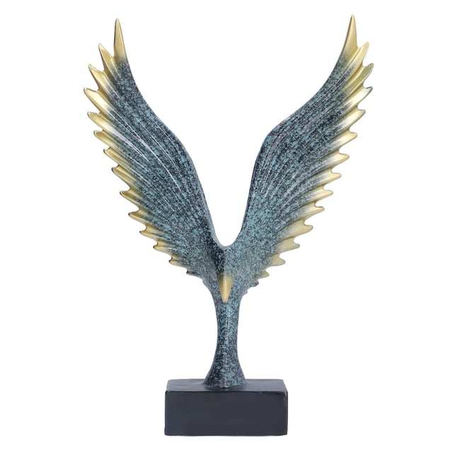 Resin Wing Statue,Nordic Wing Statue Resin Nordic Home Decor Desktop Decoration Crafted with Care