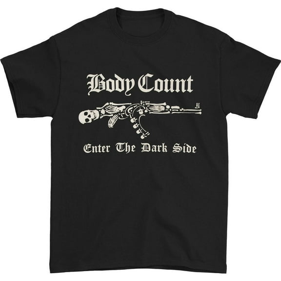 Body Count Men's Enter the Dark Side Slim-Fit T-Shirt Black Medium | Licensed Control Industry Merchandise