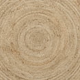 thumbnail image 3 of SAFAVIEH Natural Fiber Cebrail Braided Jute Area Rug, Natural, 4' x 4' Round, 3 of 6