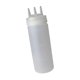 thumbnail image 5 of Botella para condimentos, aderezo para ensaladas, recargable para el hogar, 600 ml, triple boquilla Blanco, 5 of 9