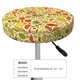thumbnail image 4 of Balery Fruits And Vegetables Fundas de asiento para taburete de bar redondo de tela de terciopelo ajustables que protegen de arañazos y manchas para sillas de 14 a 17 pulgadas.-13 inch, 4 of 7