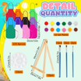 thumbnail image 2 of Set de pintura para fiestas Ireer Kids Sip & Paint con lienzo y delantal, 2 of 6