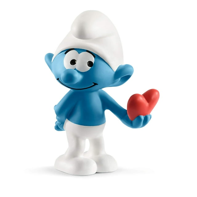 Figura de juguete Schleich Los Pitufos Pitufos con corazón Retro Toys