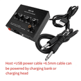 thumbnail image 2 of Balanced Dynamic Microphone Amplifier Music Audio Amplifier MIC-60 with 48V Phantom Power with 6.5mm Cable, 2 of 6