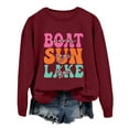 thumbnail image 4 of WEAIXIMIUNG Chandail en Molleton pour Femmes Zip Up Chandail en Molleton Surdimensionné Col Rond Manches Longues Pull, 4 of 4