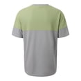 thumbnail image 5 of JAJAHO Men's Short Sleeve T Shirt Waffle Summer Top Color Block Crew Neck Pullover Sports Casual Top Loose Fit Graphic Tee Trendy Tops, 5 of 8