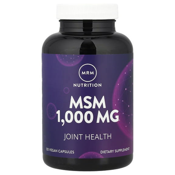 MRM Nutrition MSM, 1,000 mg, 120 Vegan Capsules