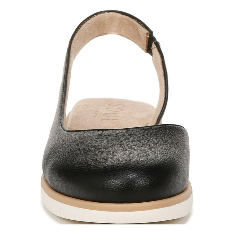 SOUL Naturalizer Womens Idea-Dorsay Slingback Casual Flats