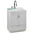 thumbnail image 3 of Pemberly Row Modern / Contemporary 28" Laundry Sink Cabinet in White, 3 of 9