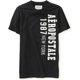 thumbnail image 2 of Aeropostale Mens Vertical 1987 New York Embellecido Camiseta, Negro, Grande Aeropostale Camiseta adornada, 2 of 2