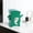 🔥 Green, variant on Msgweeeg Tissues Boxes Tissues Cube Boxes Colorful Funny Plastic Tissue Cover Box with Support-Spring for Office Home Kitchen Toilet