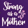 thumbnail image 5 of Wild Bobby, Strong as a Mother Mother's Day Unisex Hoodie Sweatshirt, Purple, XX-Large, 5 of 6
