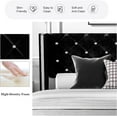 thumbnail image 5 of Catrimown Full Size Bed Frame, Upholstered Platform Bed Frame with Wingback Diamond Tufted Headboard, Black, 5 of 7