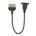 thumbnail image 2 of Connecteur de Borne à Vis Durable Connexion Fiable RJ45 Fiche Femelle vers Câble 8 Broches Forte Compatibilité pour Câble UTP Cat5 Câble UTP Cat7, 2 of 8