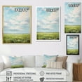 thumbnail image 4 of Designart "pasture Bold Horizon I" Landscape & Nature Floater Framed Canvas Print, 4 of 7