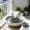 Black D, variant on WIZUTIZ Round Solar Fountain with Lotus Flower No Battery 3W Solar Water Fountain with 5 Nozzles 6.3in Solar Fountain Pump for Bird Bath Outdoor Pool Garden Pond & Flower Pot C