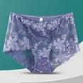 thumbnail image 3 of Lace Panties for Women Sexy Solid Color Full Coverage Cheeky Hipster Underwear Casual Comfy Breathable Brief, 3 of 3