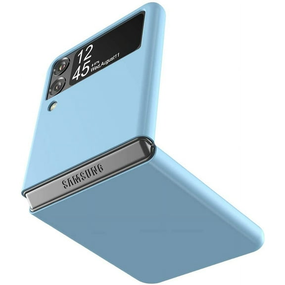 Case for Samsung Galaxy Z Flip 3 5G 2021, Slim Fit Matte PC Cover Phone Case for Galaxy Z Flip3 - Blue