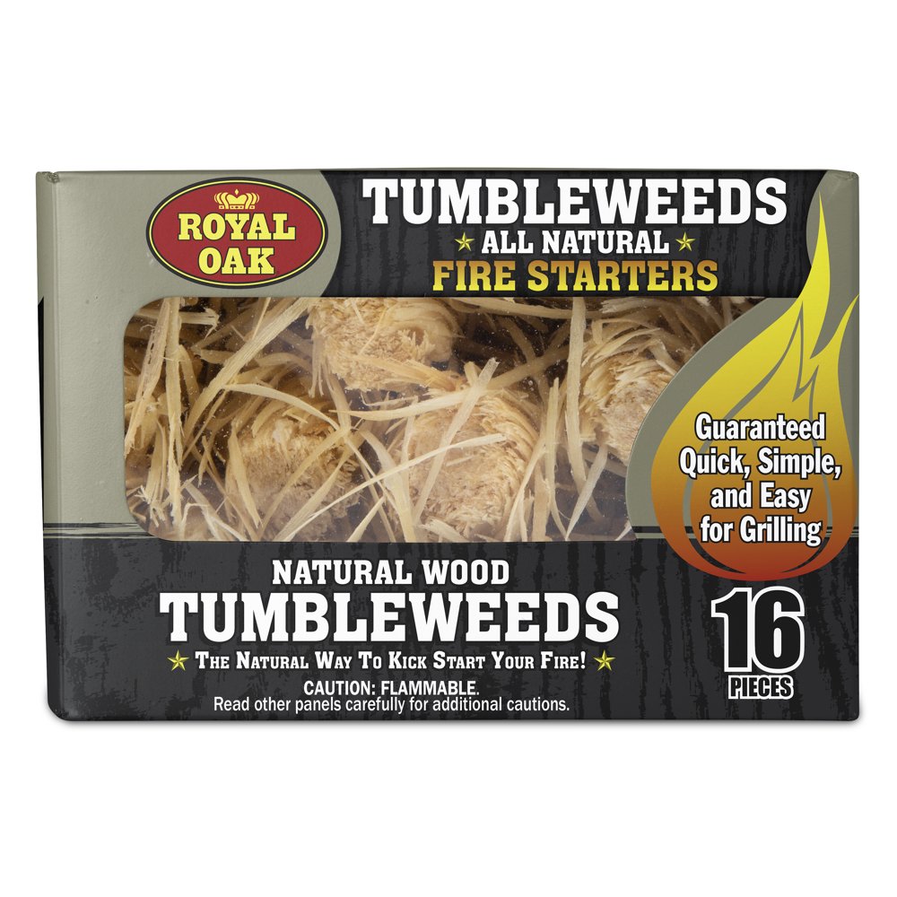 Royal Oak Tumbleweed Firestarter, All Natural Charcoal Starter, 16