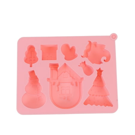 

1pc Christmas Themed Silicone Mold Biscuit Baking Mold Cake Making Mold