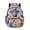Boho Mandala Highland Cattle, variant on Xoenoiee Capybara Bow Strawberry Heart Print Backpack Daypack for Girls, Large Capacity 17 Inch School Bag Lightweight Portable Knapsack Shoulder Bookbag Rucksack Satchel for Student