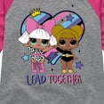 thumbnail image 3 of LOL Surprise! Dolls - Dolls Lead Together - Toddler & Youth Girls Raglan Graphic T-Shirt, 3 of 4