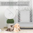 thumbnail image 6 of LAZIOEGR Pet Cat & Small Dog Magnetic Sliding Screen Door with Ventilation Window – Easy Install, Secure Buckles, 9.8"×11.8", 6 of 7