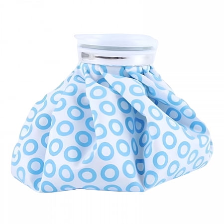 XIRQI 2-Pack Reusable Ice Bag for Knee and Leg, 6 Inch Cold and Hot Therapy Wrap, Soft Breathable Gel Pack for Joint Swelling, Muscle Recovery, and Sports Injuries