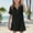 Black, variant on Girls Solid Color Casual V Neck Button Short Sleeve Dress Stretchy Comfortable Playwear Outfit For School Vacation Party Daily Wear Party Games Beach Vacation Play(Green,6Years)