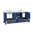 thumbnail image 4 of Maklaine 72" Double Vanity in Blue, 4 of 10