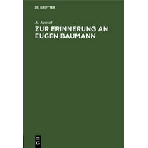 Zur Erinnerung an Eugen Baumann, (Hardcover)