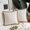 Blanc cassé, variante sur JUNWELL Lot de 2 Housses de Coussin Décoratives Style Ferme Bords Bordés en Toile de Jute et Lin Gris Foncé 12 x 20 Pouces 30 x 50 cm