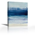 thumbnail image 1 of Blue on Blue I - Contemporary Fine Art Giclee on Canvas Gallery Wrap - wall décor - Art painting - 27 x 36 Inch - Ready to Hang, 1 of 2