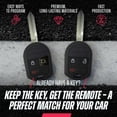 thumbnail image 3 of chasenew Cut Remote Key Fob Replacement Fits with Ford F-150 F250 F350 F150 Explorer Edge Expedition, Escape 2005 2006 2007 2008 2009 2010 2011 2012 2013 2014 2015 Car Keys Remote, 3 of 4