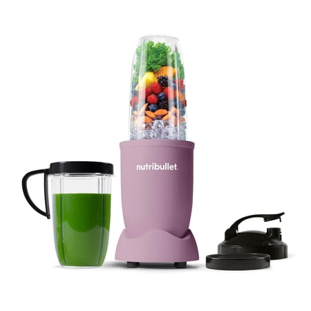 nutribullet Pro Personal Blender, Shakes, Smoothies, Food Prep, and Frozen Blending, 32 Ounce Cup, 24 Ounce Cup, Flip-top Travel Lid, 900 Watt, Matte Lavender, NB9-0901LAV