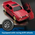 thumbnail image 2 of Graflsoa 1:16 Scale 2.4GHz Remote Control Drift Car with Dual Tires, LED Lights, and 30km/h Speed (Red, Triple Battery Version), 2 of 6