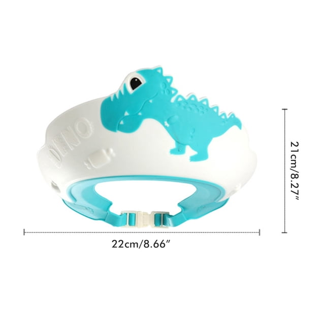 Gorro de champú para bebé BuyWeekMX 2 piezas ajustable dinosaurio