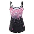 thumbnail image 5 of Swimsuit for Women 2024 Tankini Printed 2 Piece Bathing Suits with Shorts Athletic Swimdress Swimwear, 5 of 6