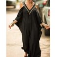 thumbnail image 3 of Kaftan Turc Imprimé pour Femmes Tenue de Plage Robe Maxi, 3 of 6