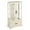 White, variant on Miniyam Wood Lighted Curio Display Cabinet with Glass Door, White