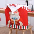 thumbnail image 3 of Inteprter Funda trasera para silla de Navidad, funda protectora impresa de doble cara para habitación familiar, restaurante, cocina, Hotel, fiesta, Kits de decoración para fiestas Tipo 1 Inteprter HA070278-01, 3 of 5
