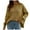 Yellow-vestidos de otoño para mujer, variant on Trendy Solid Oversized Sweaters for Women Baggy Long Sleeve Slit Sweater Round Neck Pullover Sweater Tops
