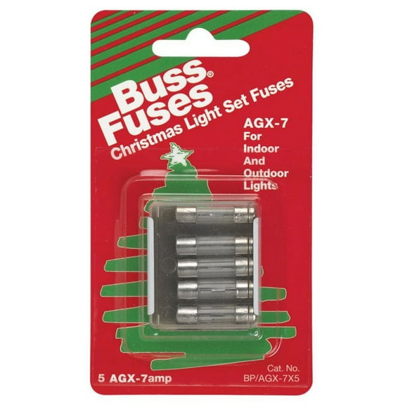 Bussmann 7 amps Fast Acting Fuse 5 pk