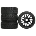 thumbnail image 3 of 4 Pieces RC Car Tires Simulation Wheel Upgrades Parts with Optimal Traction for 1/7 1/8 Scale Rally Cars, 3 of 9