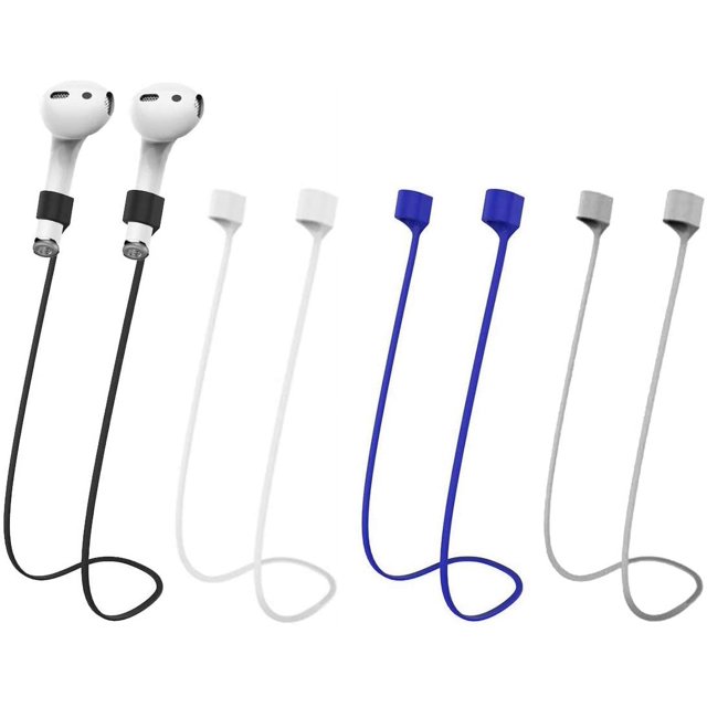 Magnetic Anti-Lost Straps for AirPods,Colorful Soft Silicone Sports Lanyard, Neck Rope Cord
