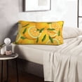 thumbnail image 6 of Fuzoiu Yellow Limes Print Fuzzy Pillowcases, Super Soft Pillow Case Cover with Zipper for Bedroom, Sofa, Couch,Cozy Pillow Shams for All Seasons-16"x24", 6 of 6